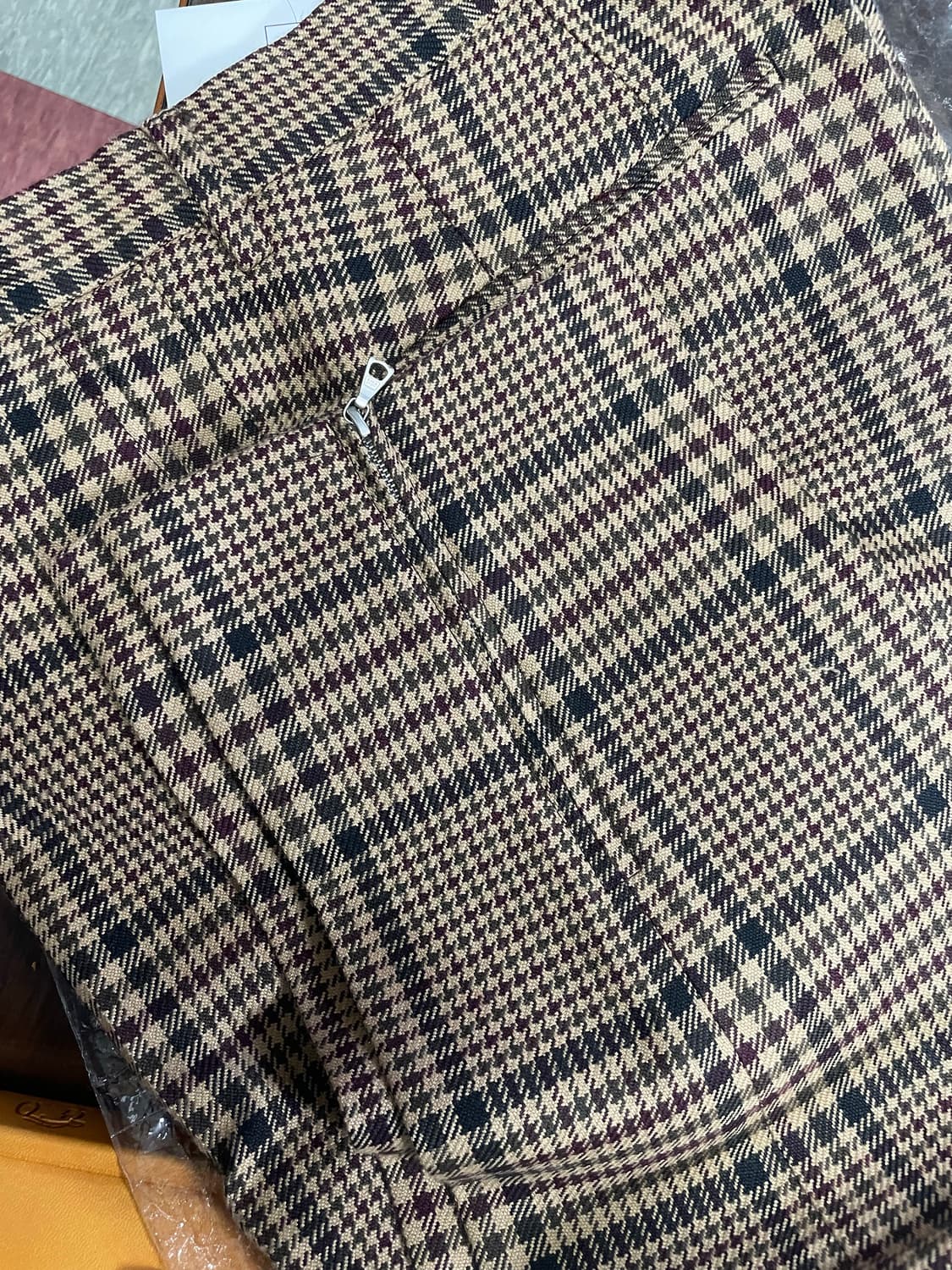 드리스반노튼 울 블랜드 체크 팬츠 18FW 상품이미지4