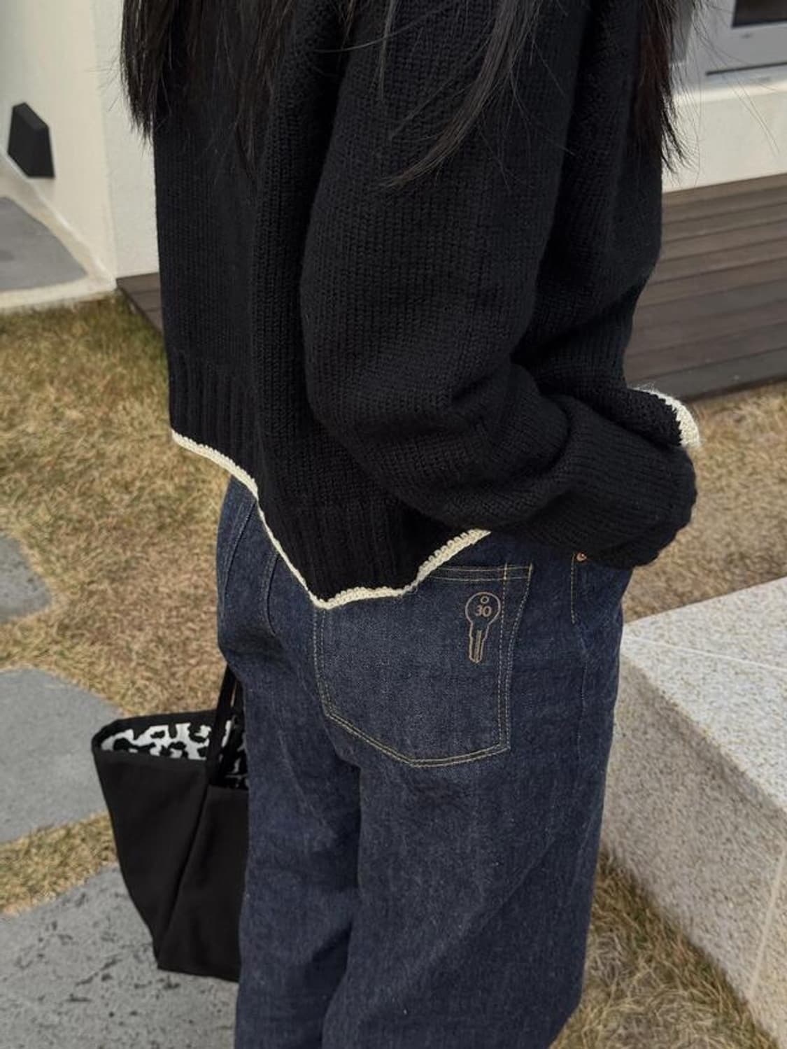 아우스디오 [리버시블/ 미니] 호피 쇼퍼백 상품이미지4