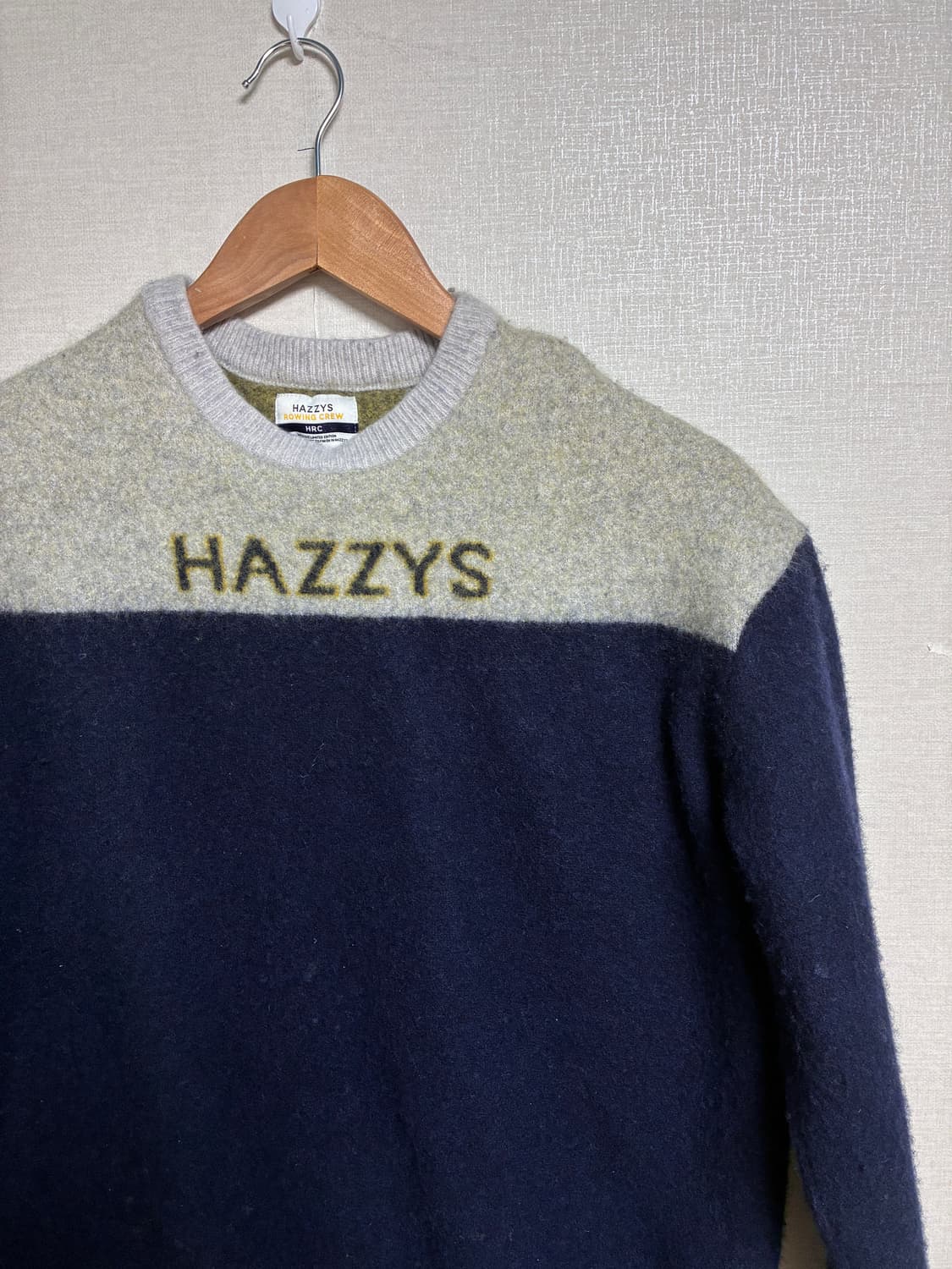 빈티지 헤지스 로잉클럽 니트 XL 상품이미지1