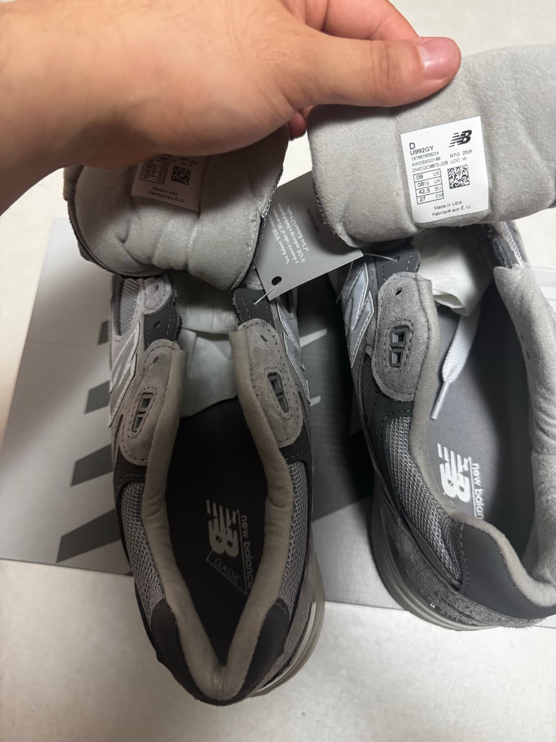 뉴발란스 992 270 새상품 상품이미지2