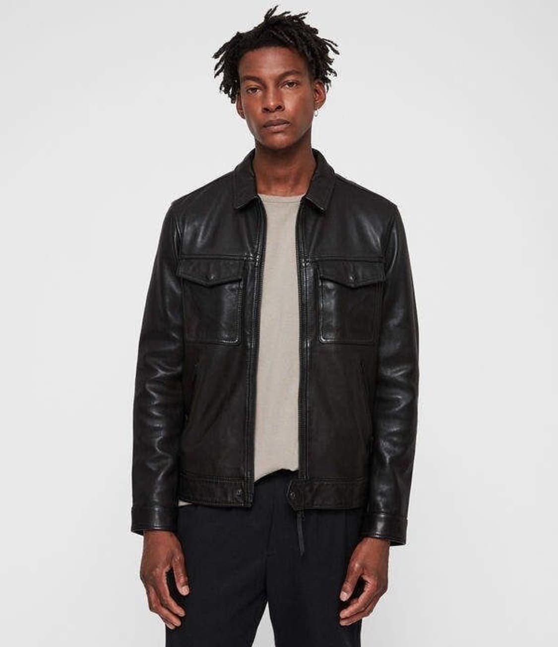 ALL SAINTS 올 세인츠 웨스턴 2WAY 양가죽 리벨리 포켓 레더 상품이미지3