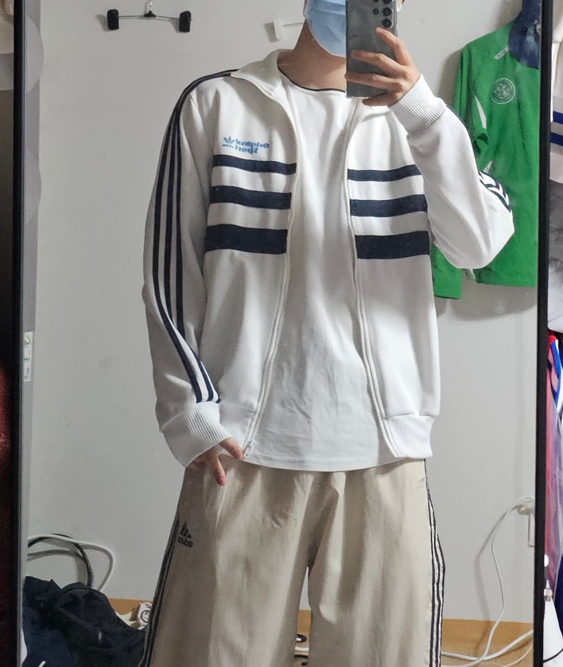 대장급💫아디다스 삼선 오리지널 스포츠 y2k 트레이닝 져지 자켓 상품이미지2