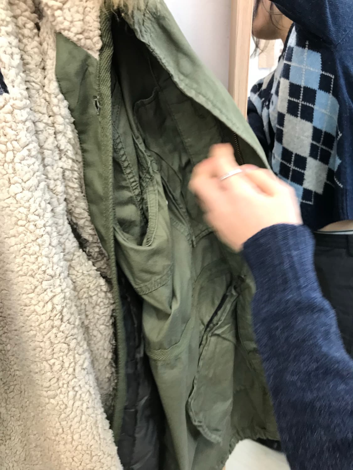 Shuca 카키 헤비 야상 상품이미지10