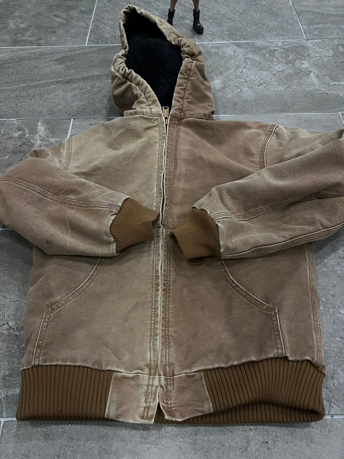 (L) 칼하트 후드 덕 액티브 보이즈 자켓 YYJ130 BRN 브라운 상품이미지6