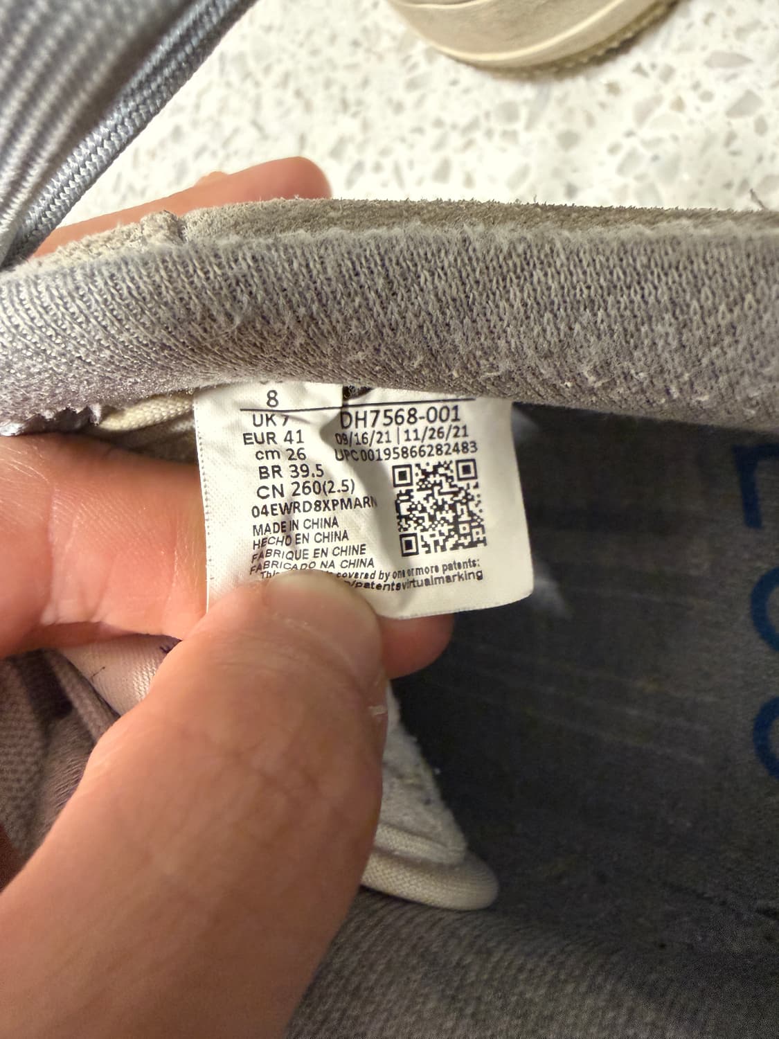 나이키 에어포스1 스모크 그레이 260 상품이미지9