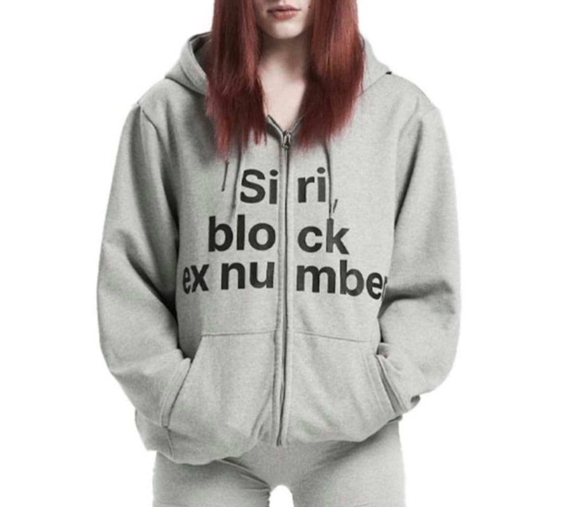 ODOR 오도어 시리 후드집업 그레이 1사이즈 상품이미지1