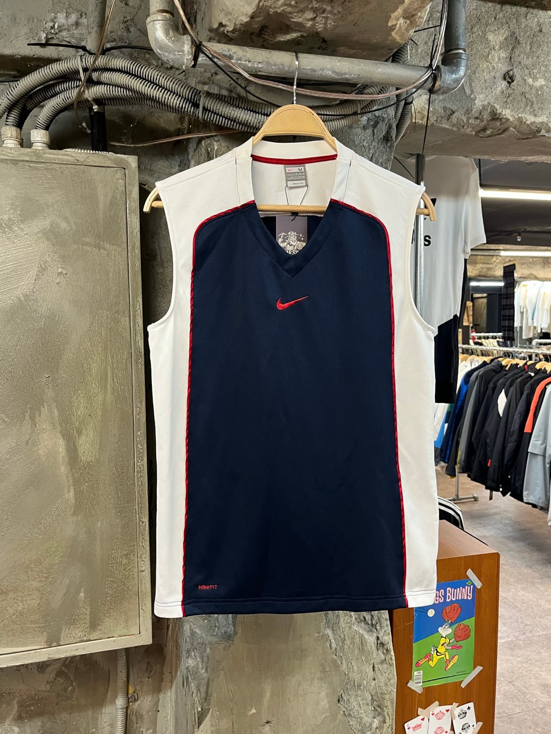 나이키 올드스쿨 스윙맨 슬리브리스 네이비 M #csz2080 상품이미지1