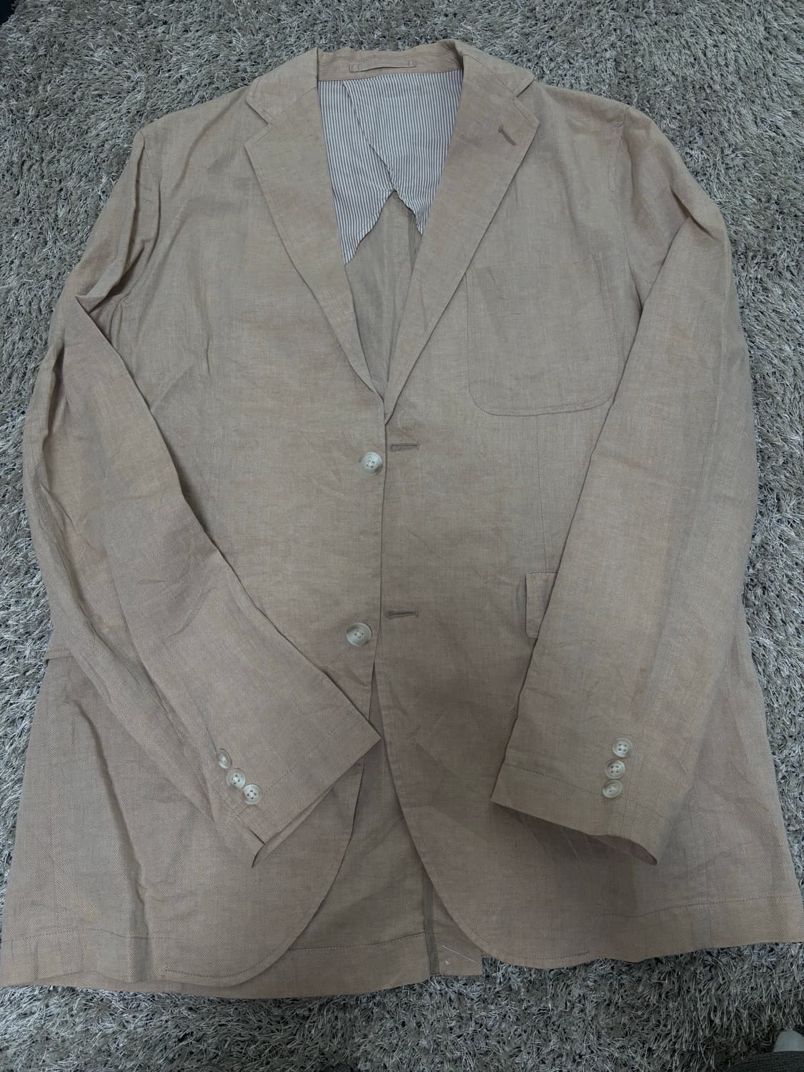 일본판 BRITISH KHAKI 면 블레이저 사이즈 105 상품이미지1