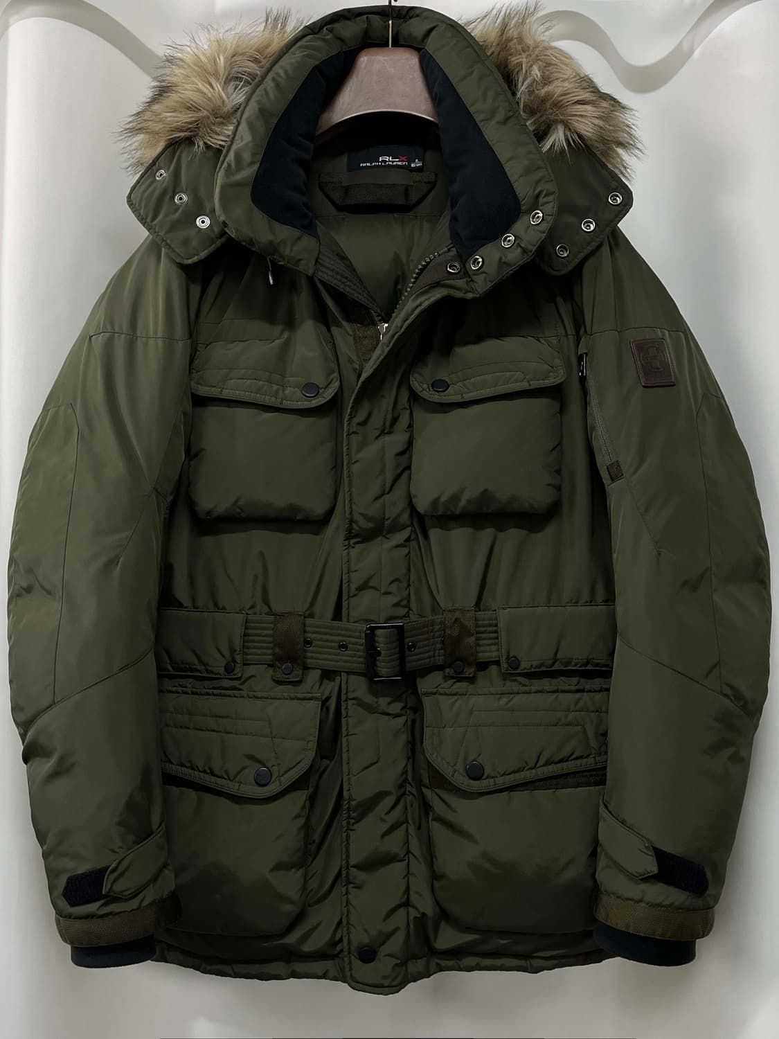 폴로 랄프로렌 올리브 콜드웨더 로버다운 자켓 상품이미지1