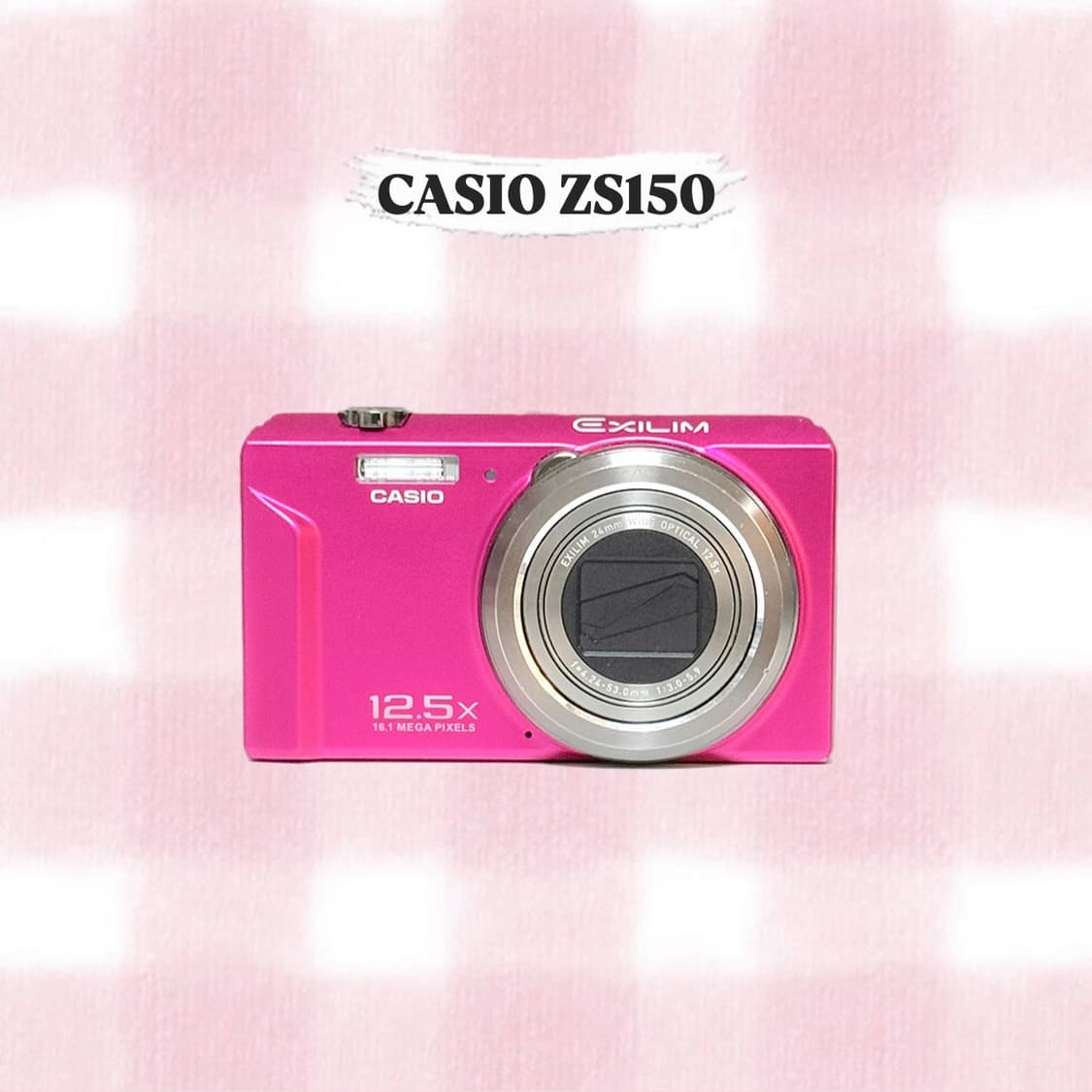 카시오 엑슬림 ZS150 체리핑크 빈티지디카 상품이미지1