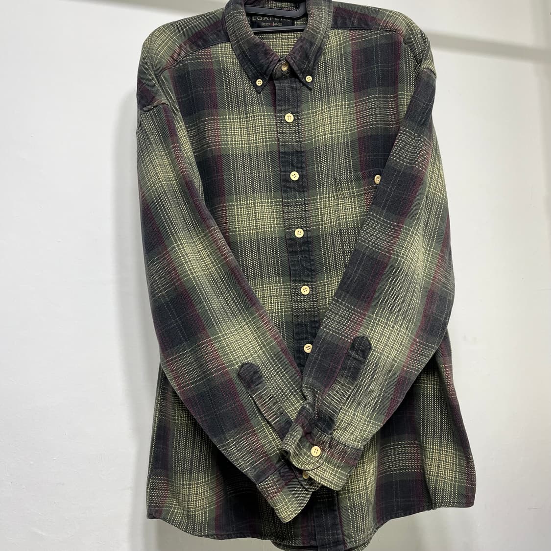 90s HEAVY COTTON FLANNEL 헤비코튼 플란넬 셔츠 상품이미지3