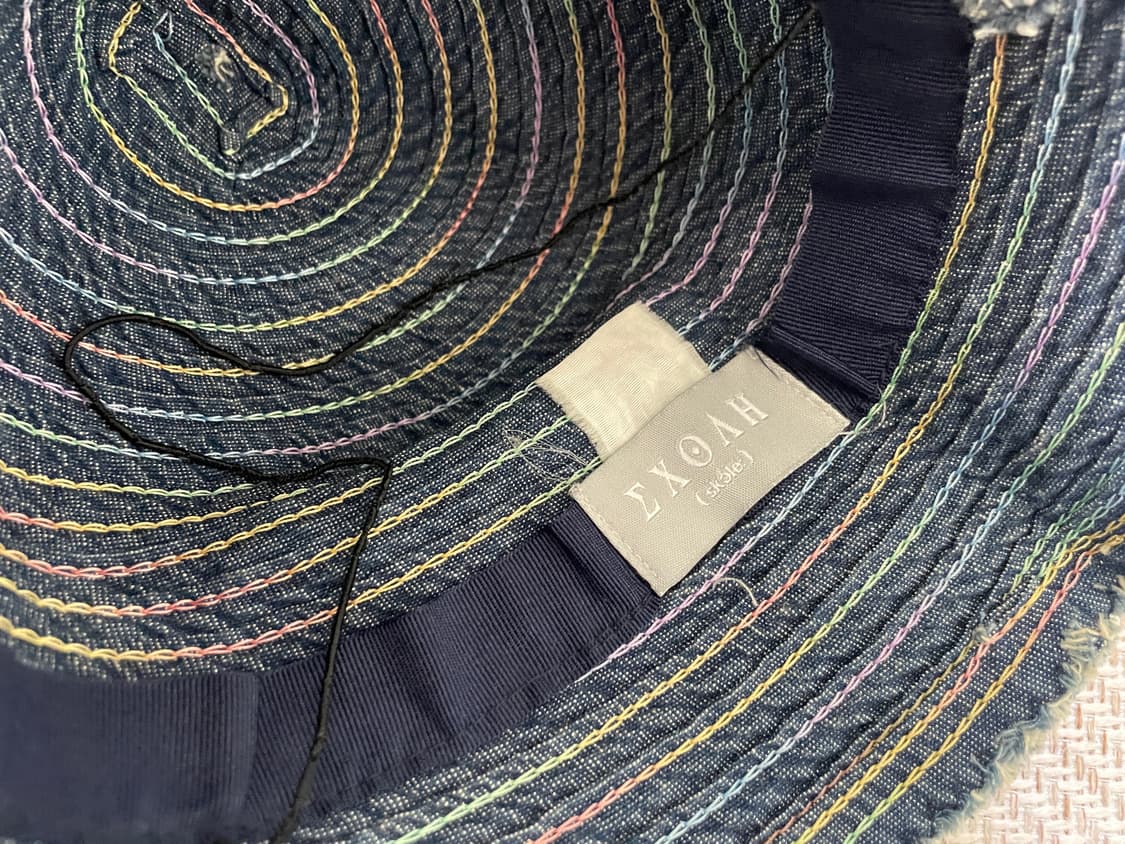 exoah 러 엣지 벙거지 데님 햇  J03752 상품이미지5