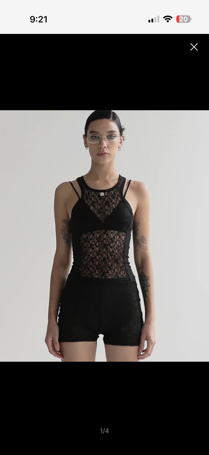 배드블러드 시스루 나시 상품이미지1