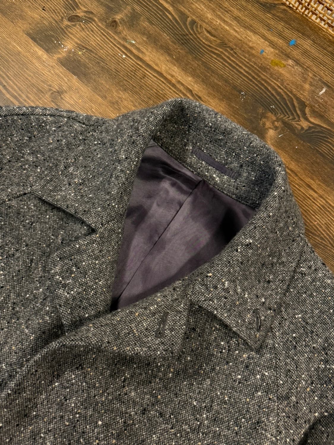 DAKS 닥스 트위드 래글런 코트 100~105 상품이미지7