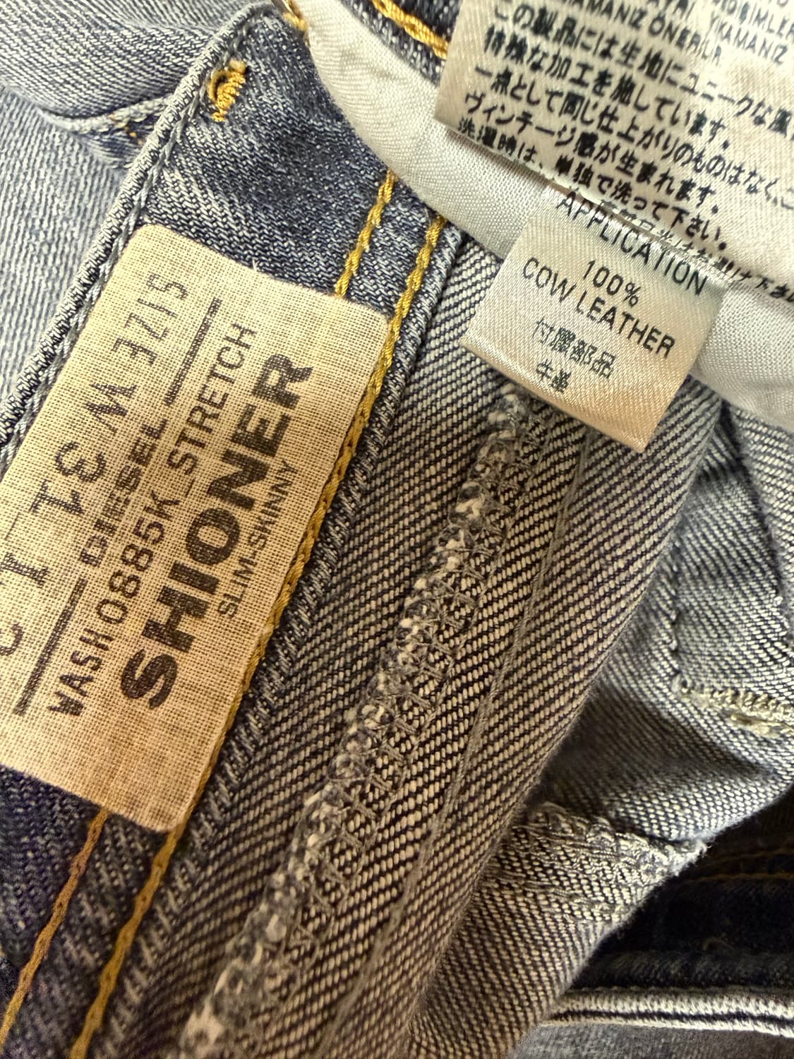 Diesel vintage skinny jeans 상품이미지3
