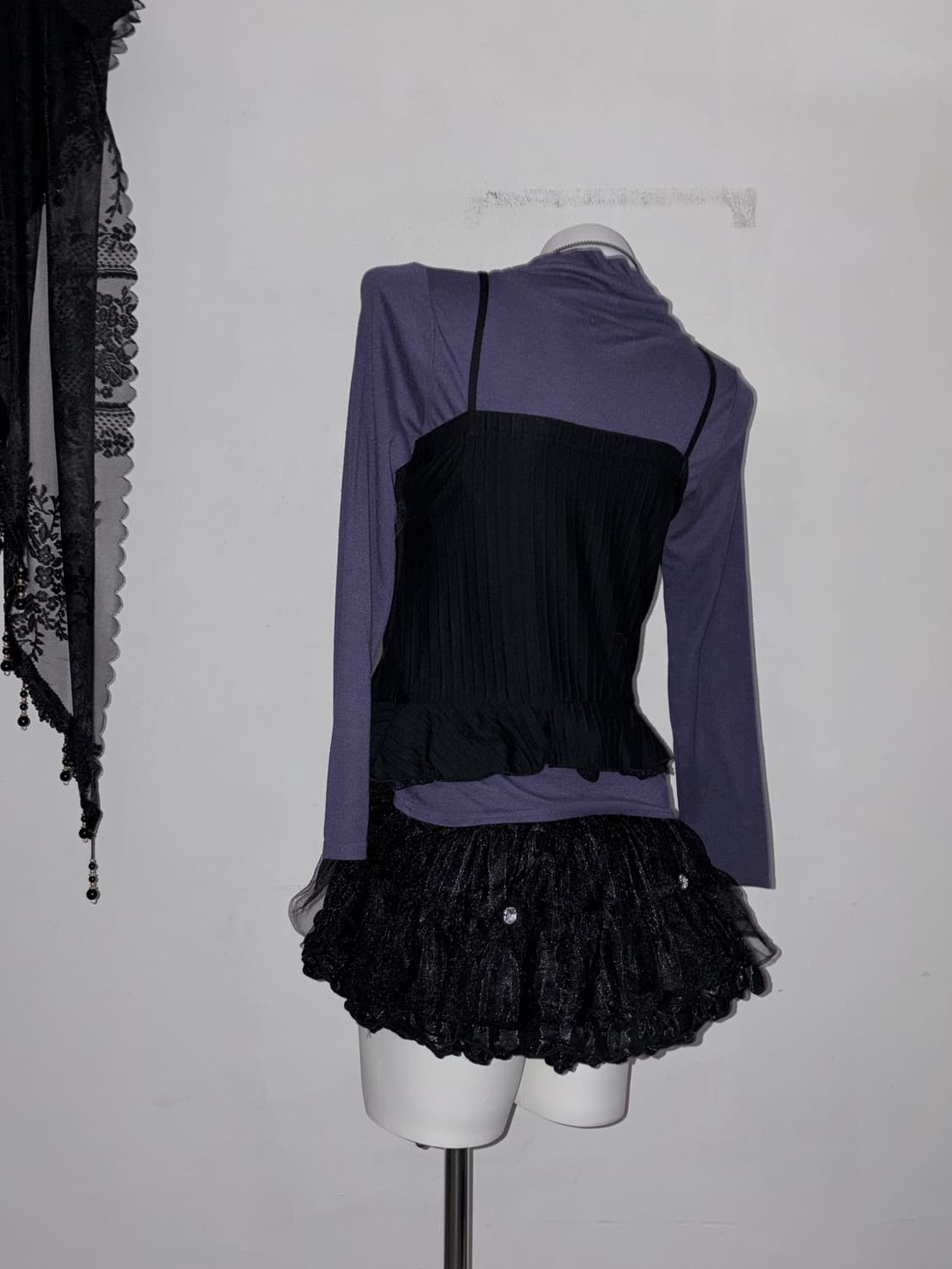 로맨틱 고스 2피스 세트 💜 소프한 다크 무드 입문으로 강추  !!! 상품이미지2