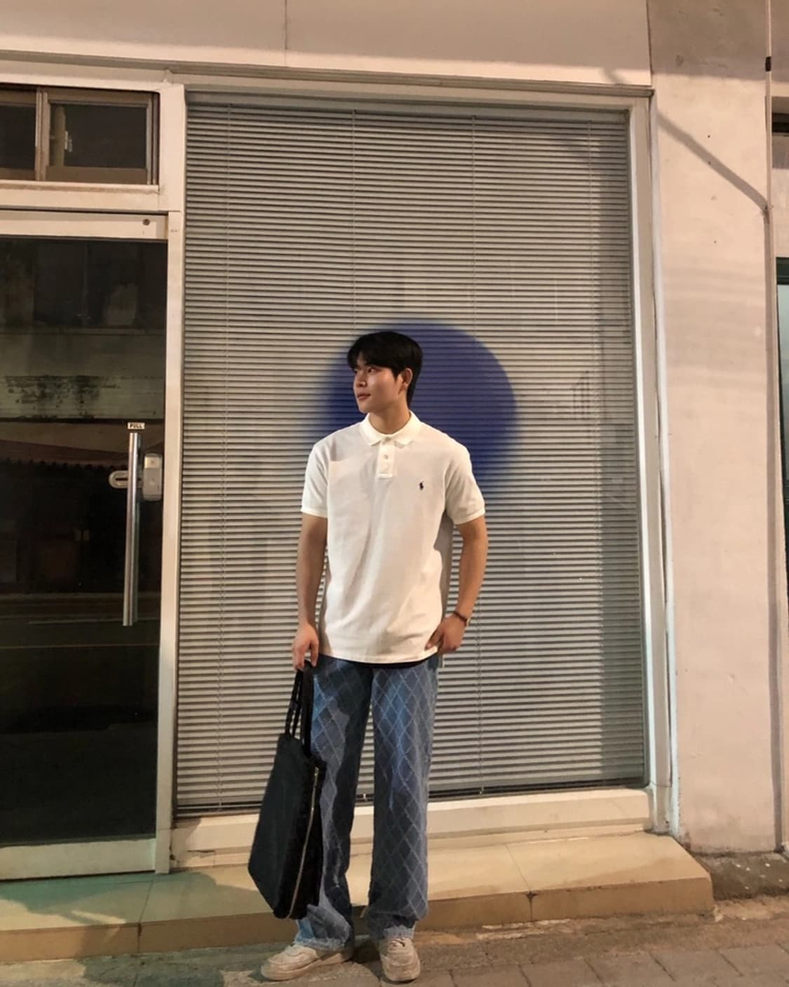 폴로 정품 반팔 pk티 큐알 커스텀슬림 상품이미지1