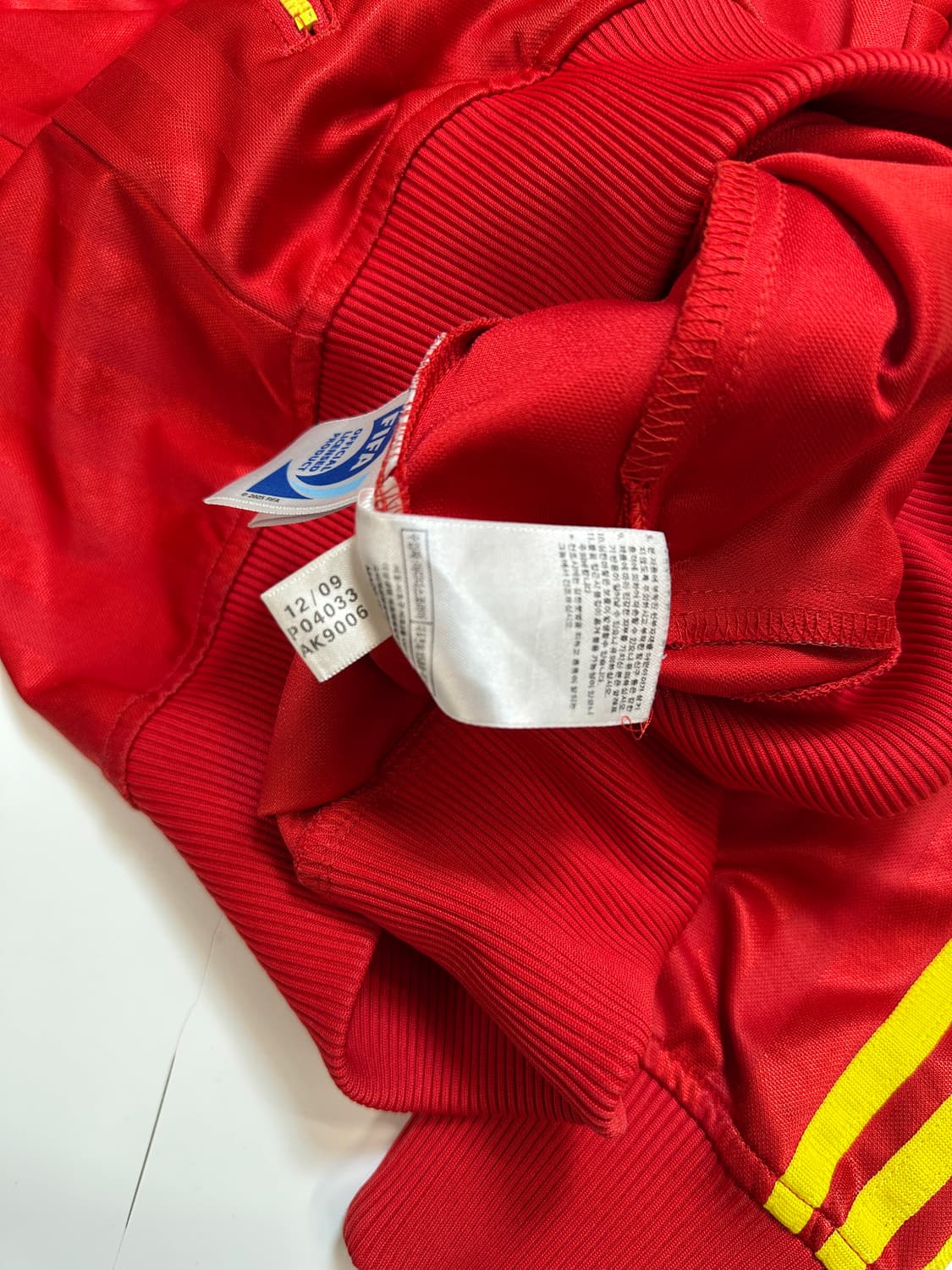 아디다스 새틴  트랙탑 저지(실측M) 상품이미지5