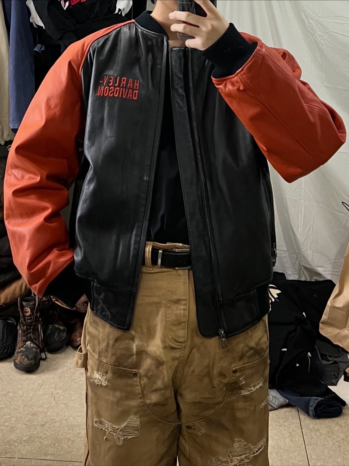 할리데이비슨 라이더자켓 가죽자켓 상품이미지3