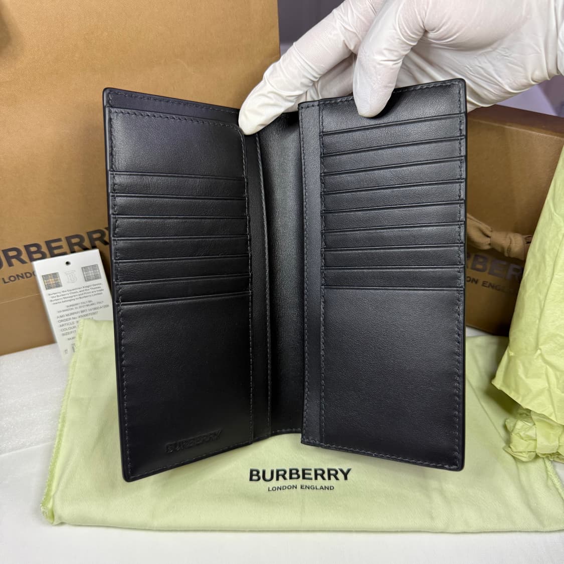 버버리 머피 체크 롱 월렛 차콜 장지갑 상품이미지9