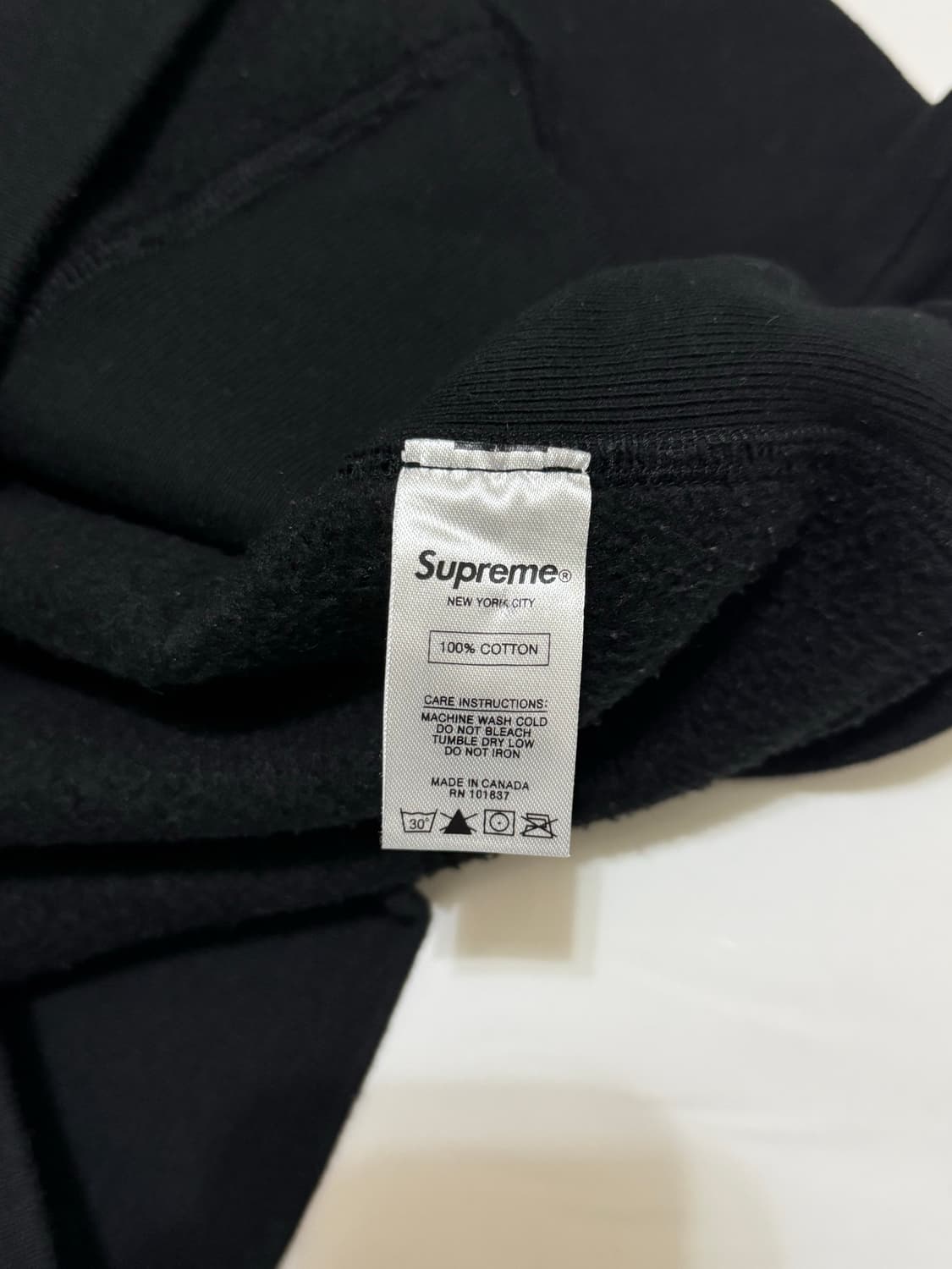 SUPREME 슈프림 블랙 박스로고 후드 XL 상품이미지6