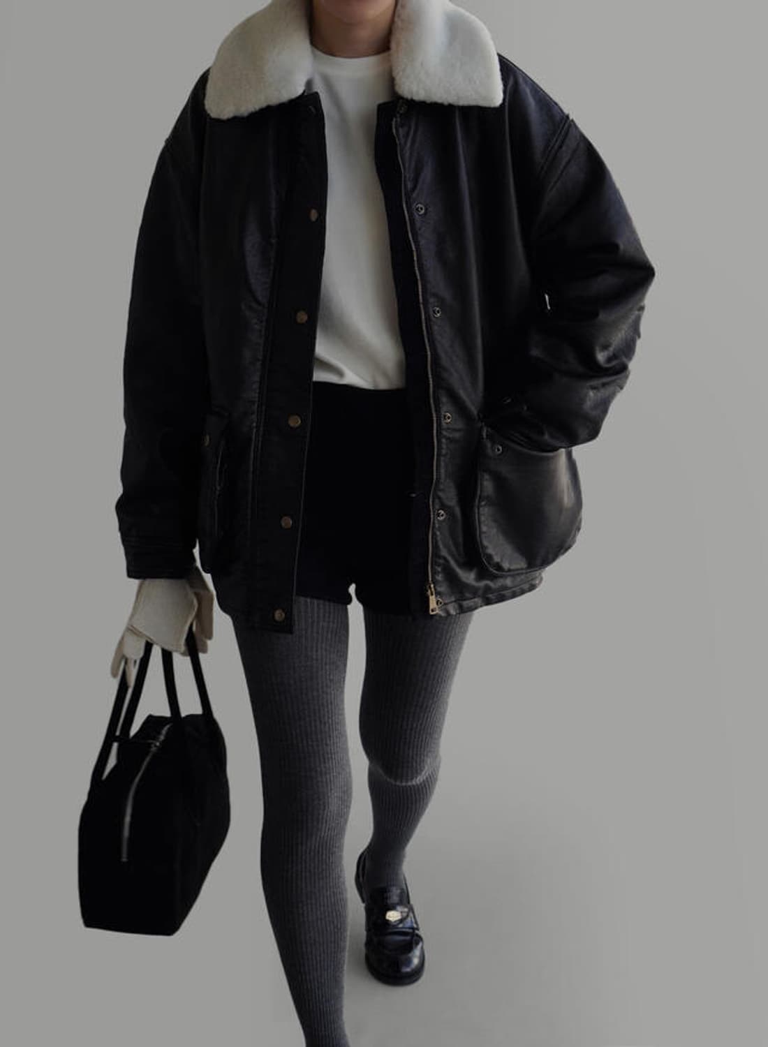 라룸 헌터 레더점퍼 상품이미지4