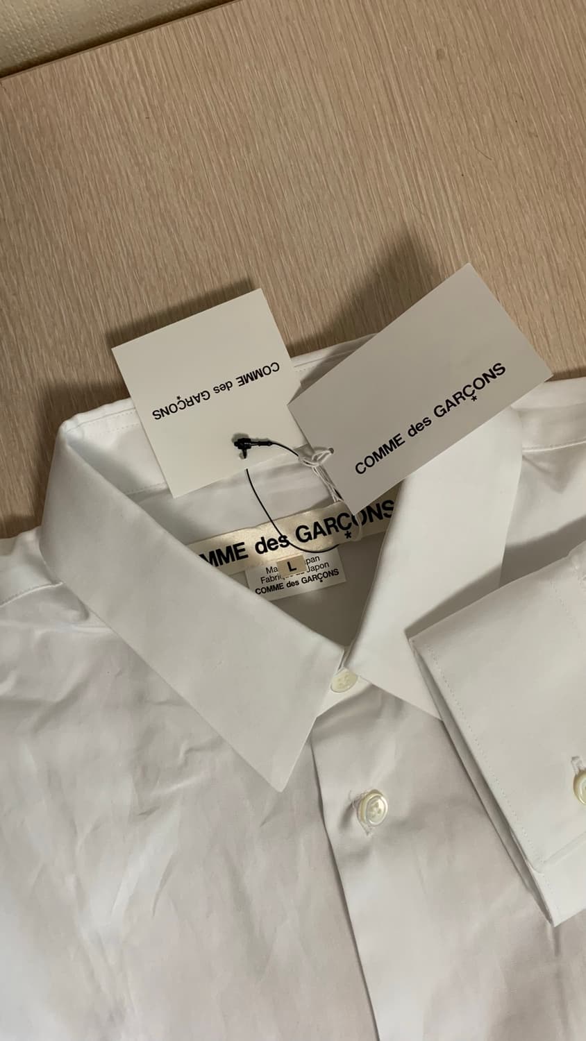 꼼데가르송 본라인 26ss 레이스 셔츠 상품이미지1