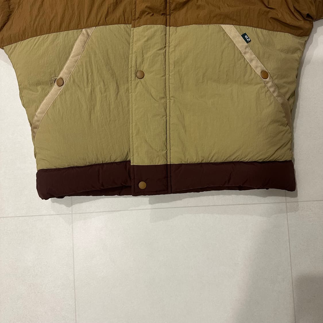 S 비헤비어 오리털 덕다운 배색곰패딩 파카 패딩 상품이미지4