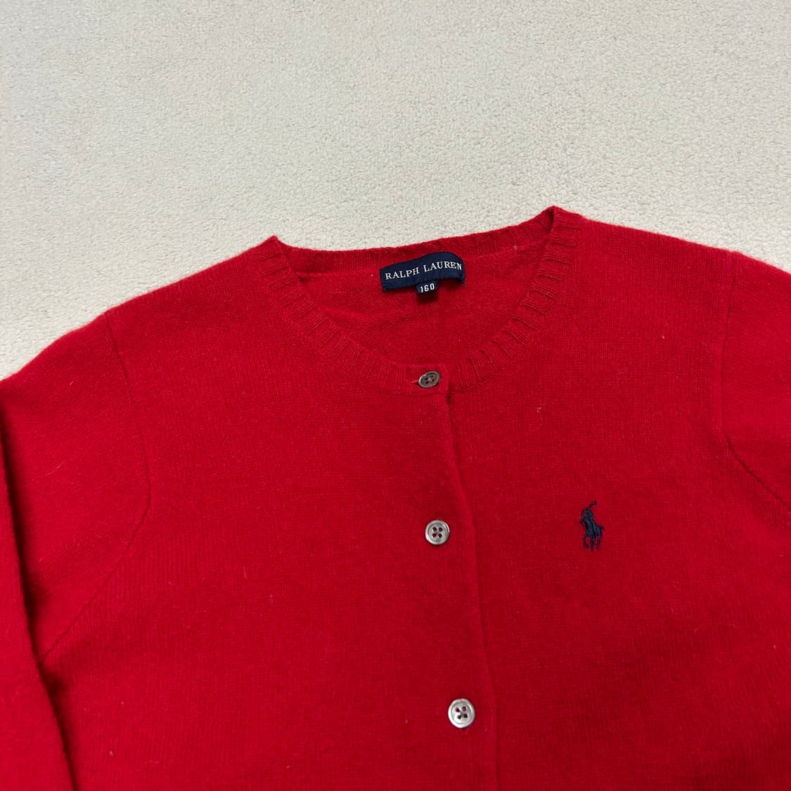Polo Ralph Lauren Red Cardigan 상품이미지5