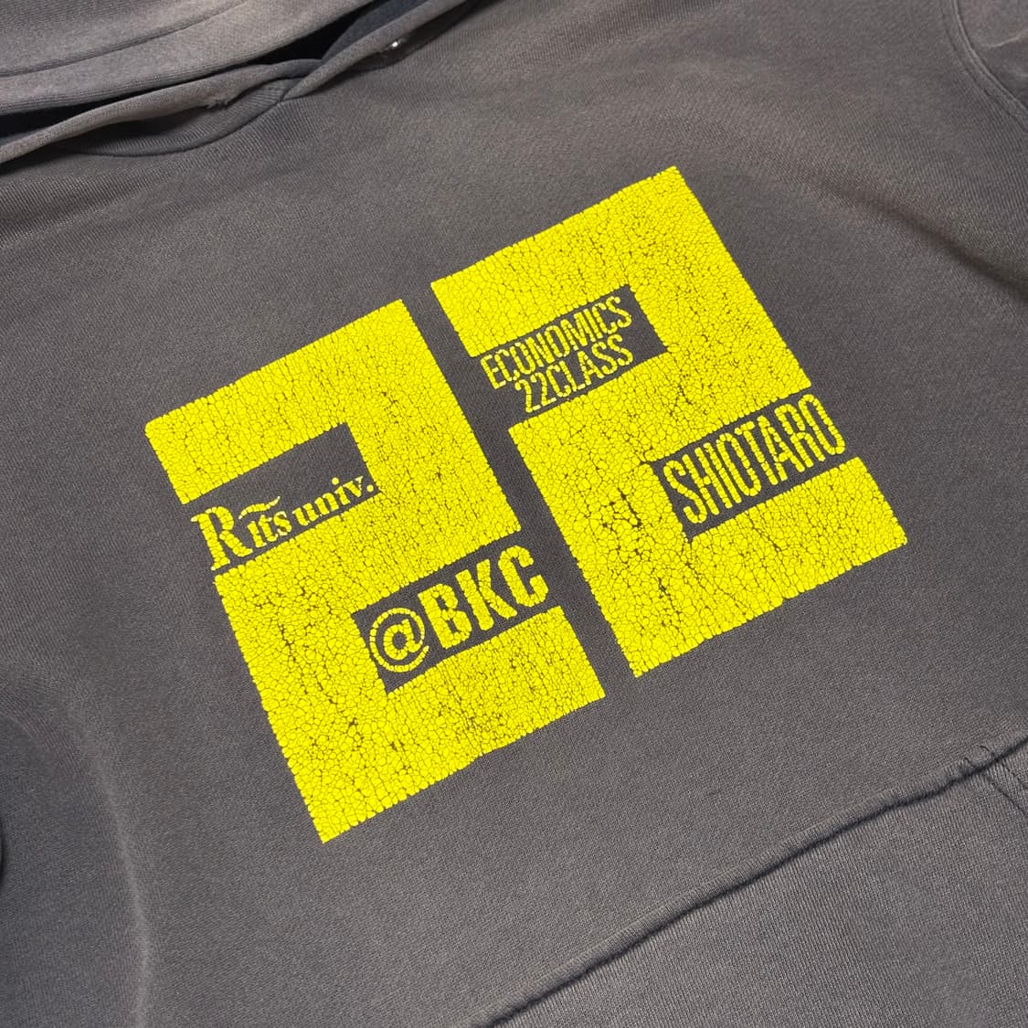 젤란(Jellan) 빈티지 페이디드 리츠 유니버시티 후드 스웨트셔츠 상품이미지2