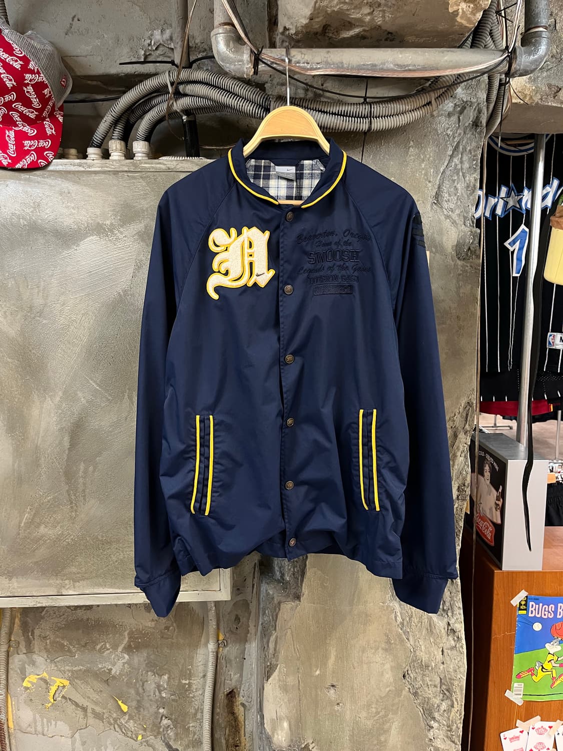 나이키 스우시 버튼 자켓 S #csz370 상품이미지2