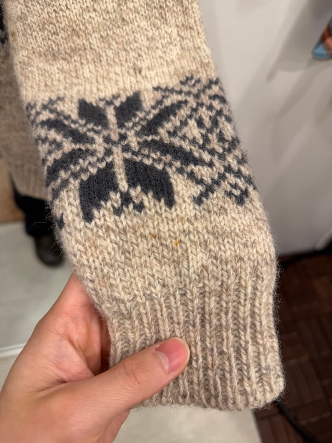 Vtg 빈티지 노르딕 울 니트 상품이미지7