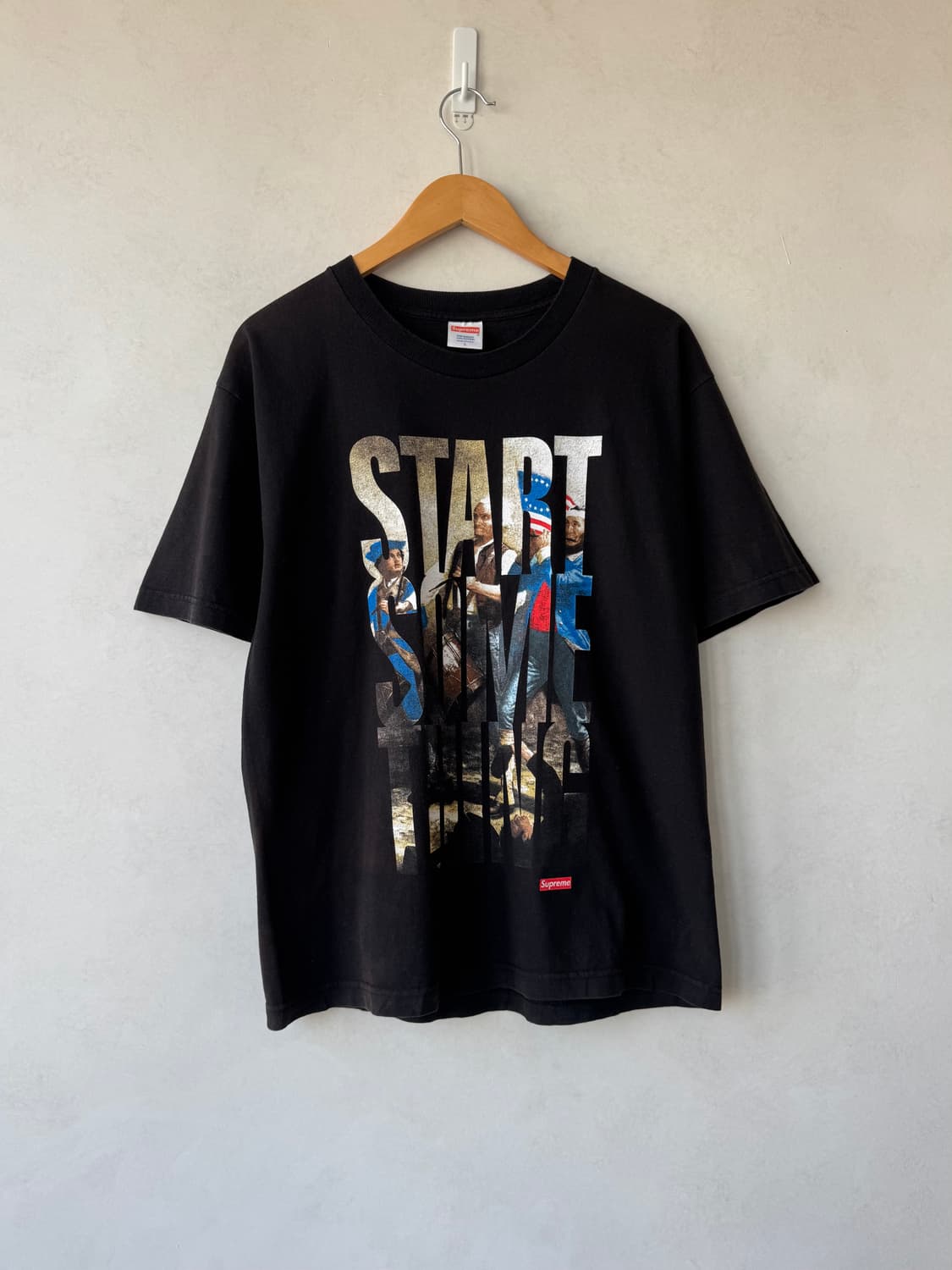 Ss08 슈프림 ‘Start Something’ 티셔츠 상품이미지1