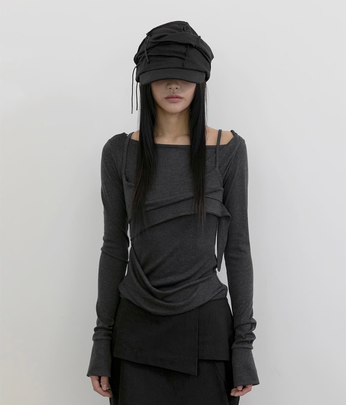 (새상품) flareup 플레어업 Soi Draped Cap  모자 캡 상품이미지3