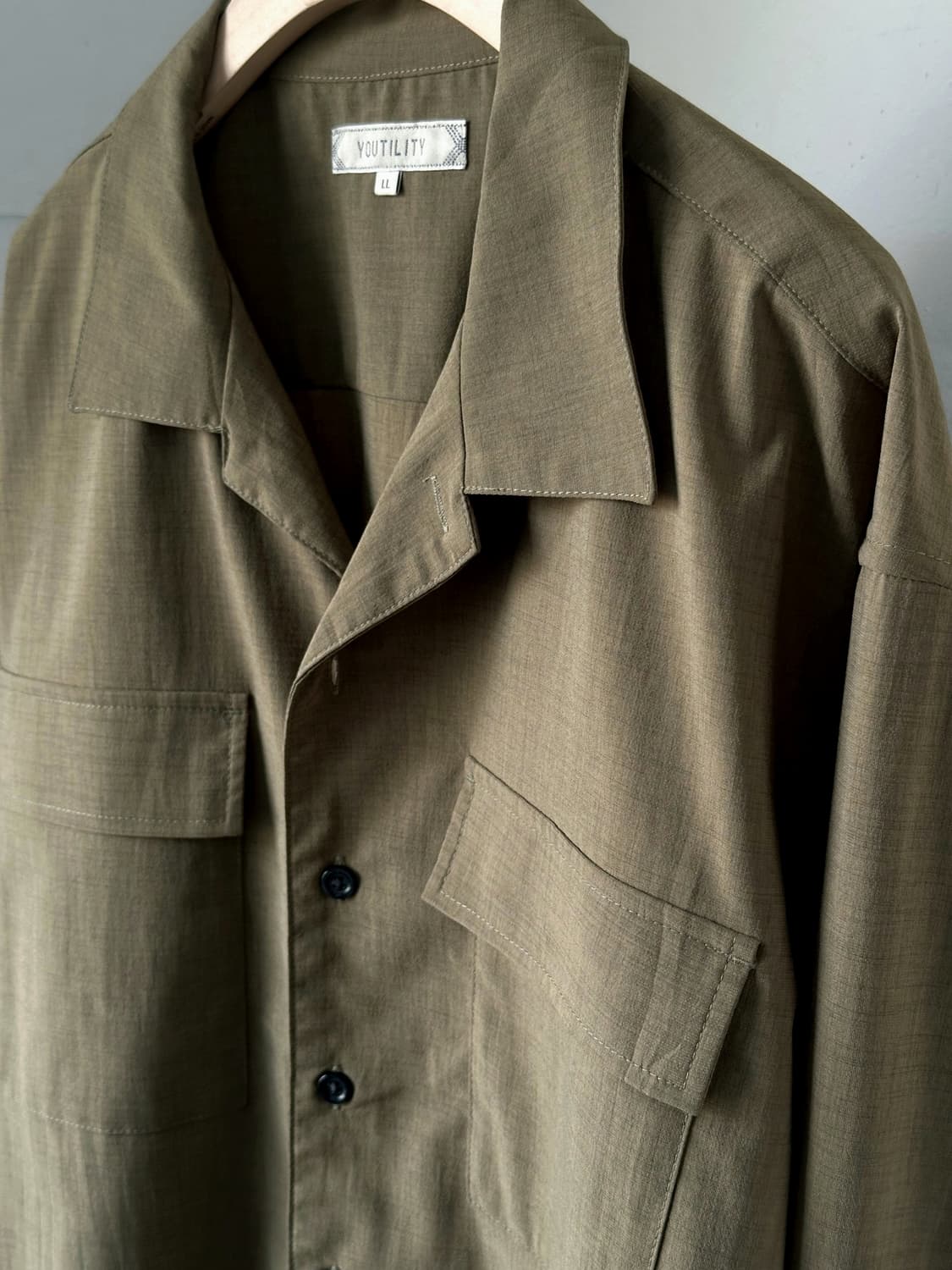 Light poly design CPO shirt 상품이미지5