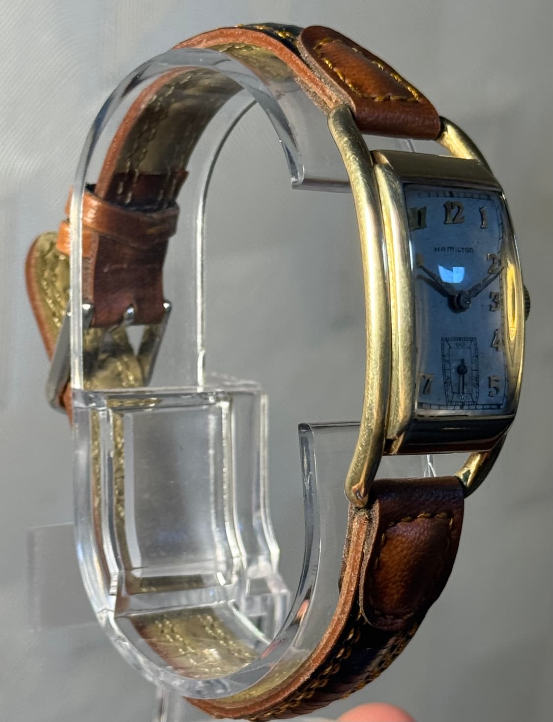 빈티지 해밀턴 서튼 수동 남성 손목시계 수리품 상품이미지3