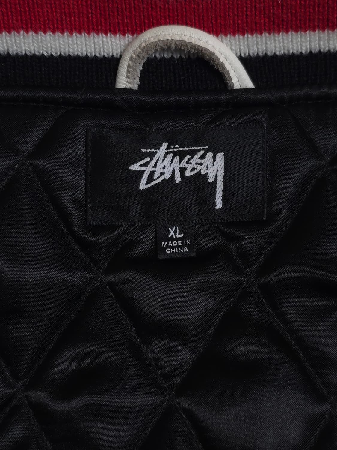 [XL] 스투시 아워레가시 데님티어스 TTL 바시티 자켓 블랙 상품이미지10