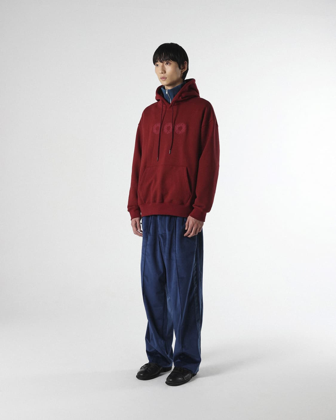 999휴머니티 후드 버건디 상품이미지1