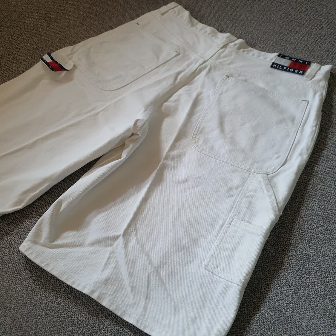 90s타미 힐피거 빈티지 카펜터 데님 숏팬츠 상품이미지1