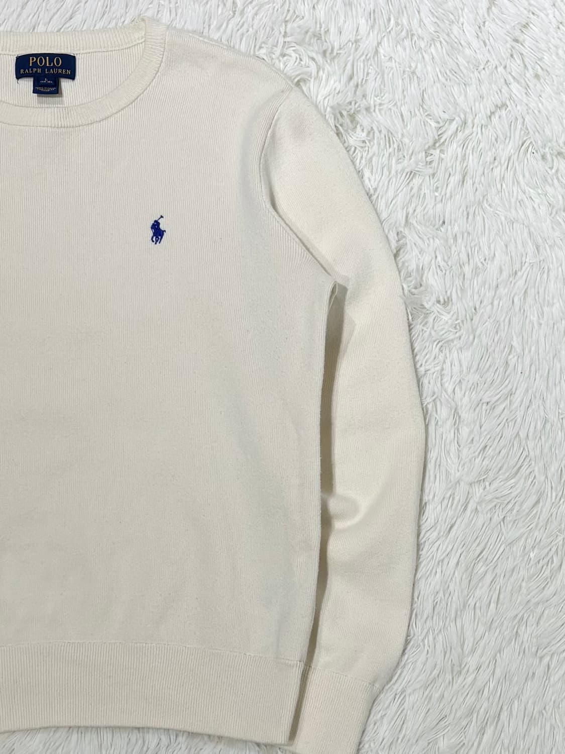 폴로랄프로렌 네이비포니 크림 니트 상품이미지6