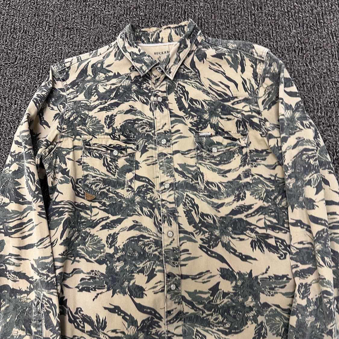 BUCKAROO 버커루 플라워 패턴 셔츠 남방 XL 상품이미지2