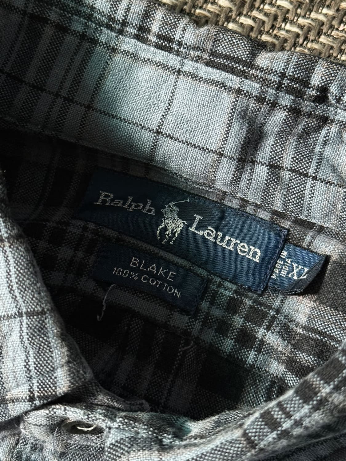 90s 폴로 랄프로렌 BLAKE 체크 셔츠 (105-110) 상품이미지3