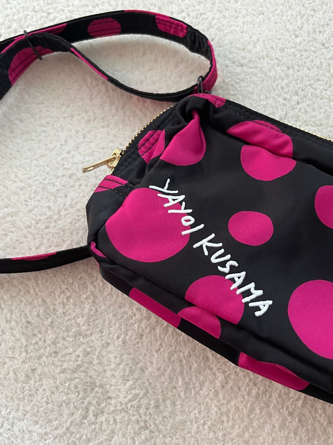 (데드스탁)포터x쿠사마야요이x엑스걸 핑크 도트 백 상품이미지3