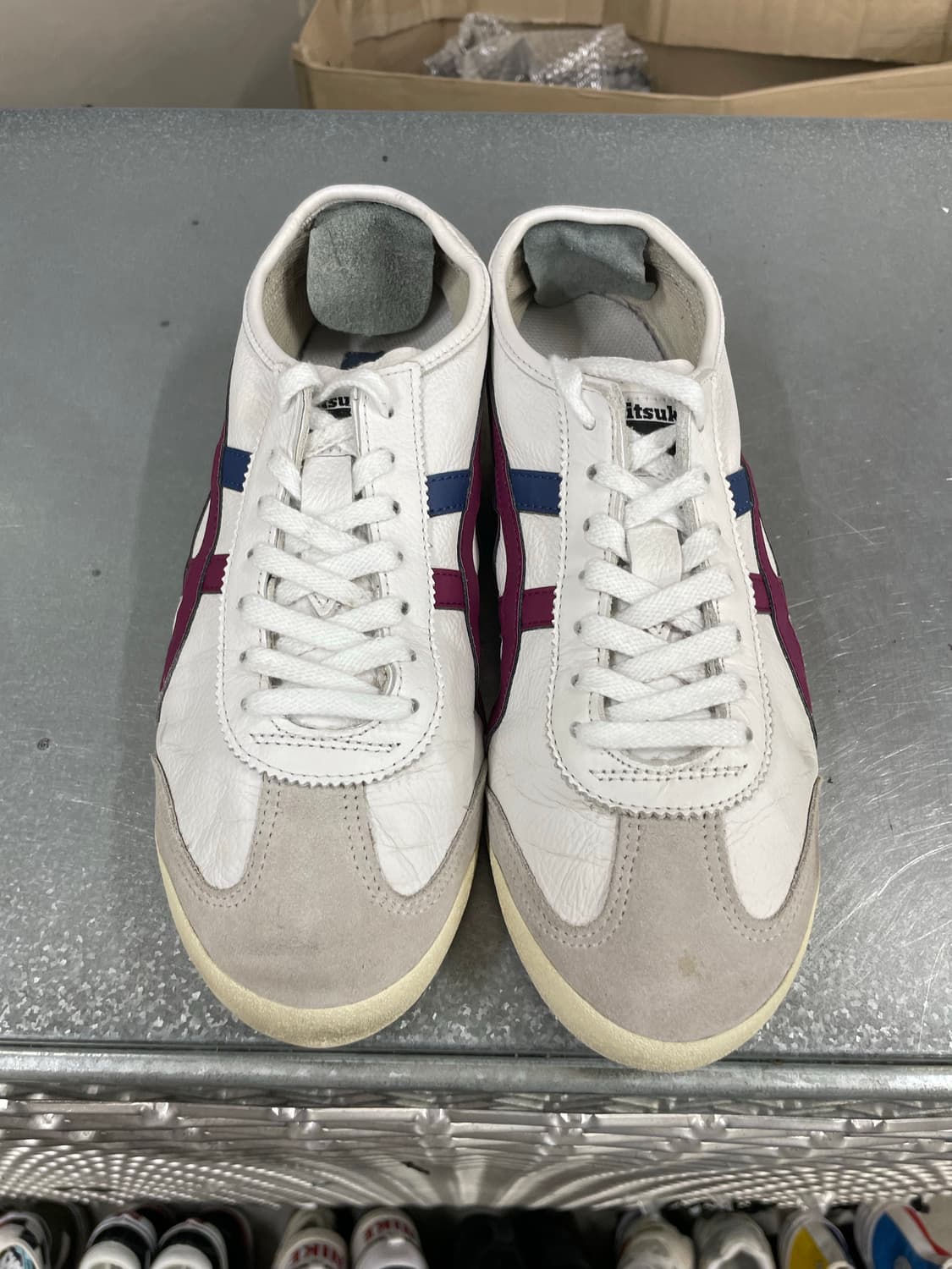 오니츠카 타이거 멕시코 66 화이트 드라이 베리 265 상품이미지5