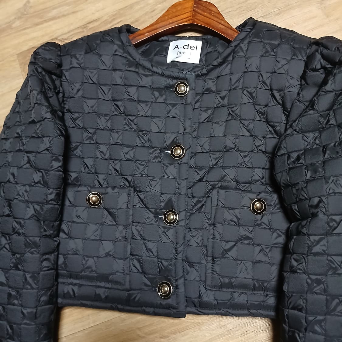 트위드디자인 퀄팅 우먼 크롭 자켓 패딩 상품이미지6