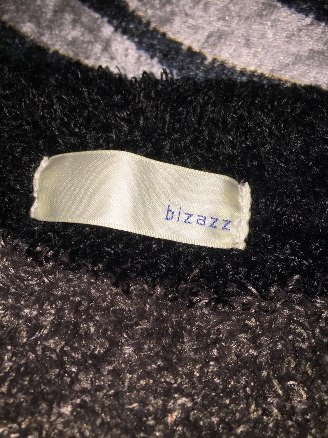 일본빈티지 니혼진깔 스트라이프 오프숄더 니트 모리걸 오네갸루 갸루 미소녀 상품이미지2