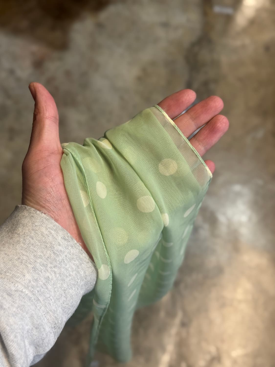 OS ) Japanese Vintage Dot Scarf 상품이미지4