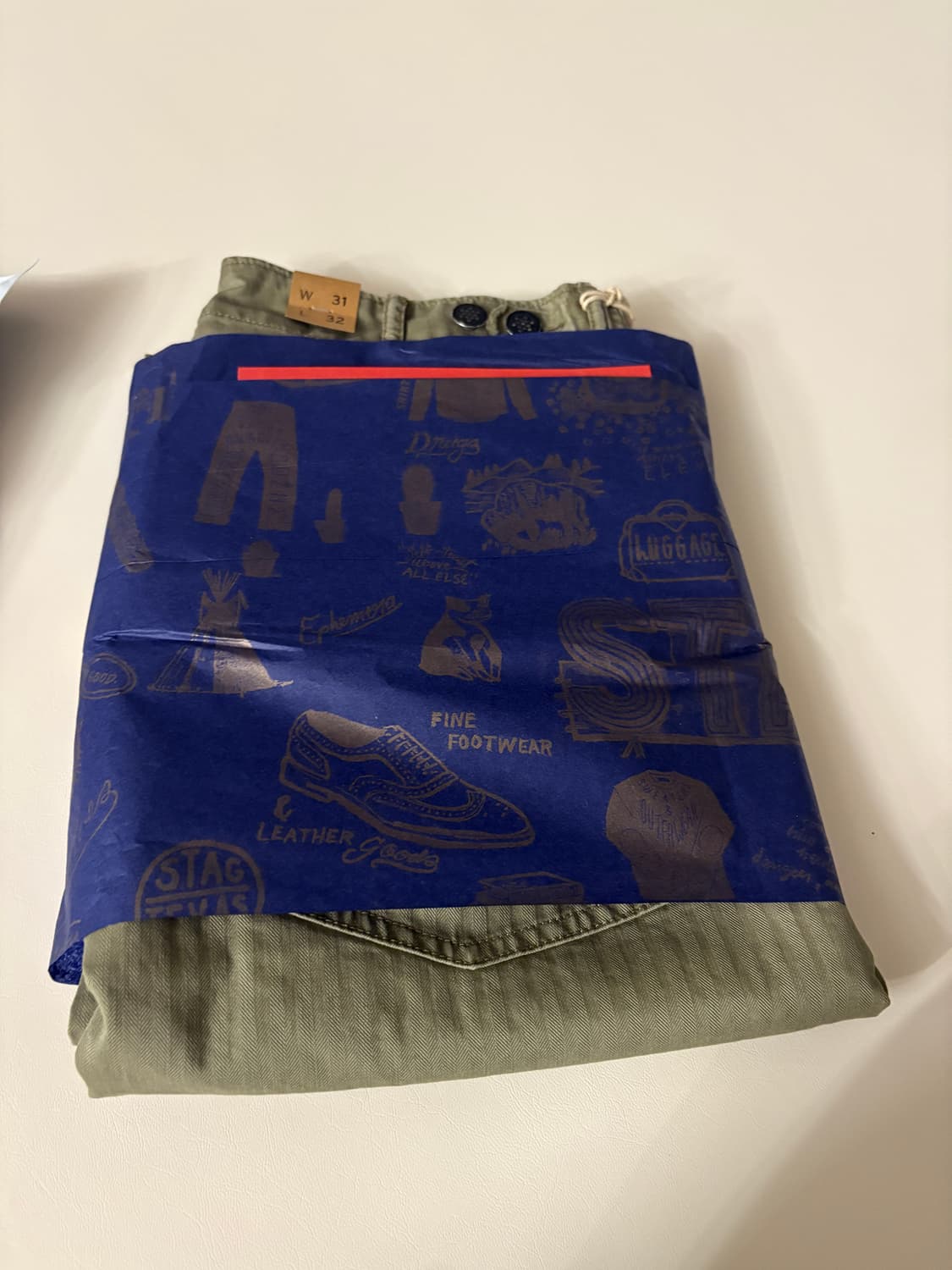 rrl 헤링본 퍼티그 팬츠 31/32 상품이미지5