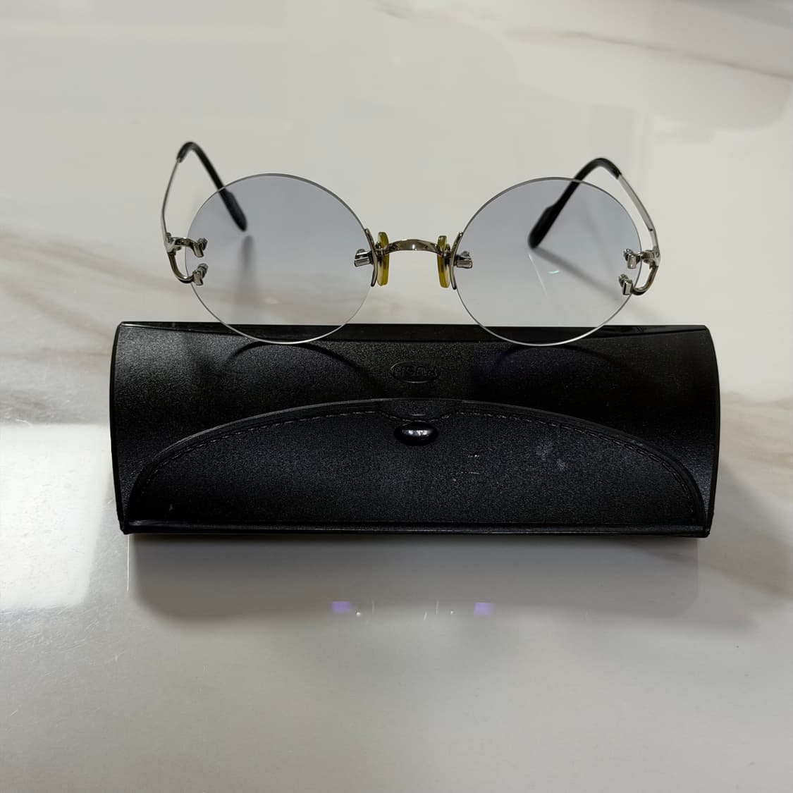 (OS) Cartier 까르띠에 C 데코 무테 선글라스 안경 상품이미지2