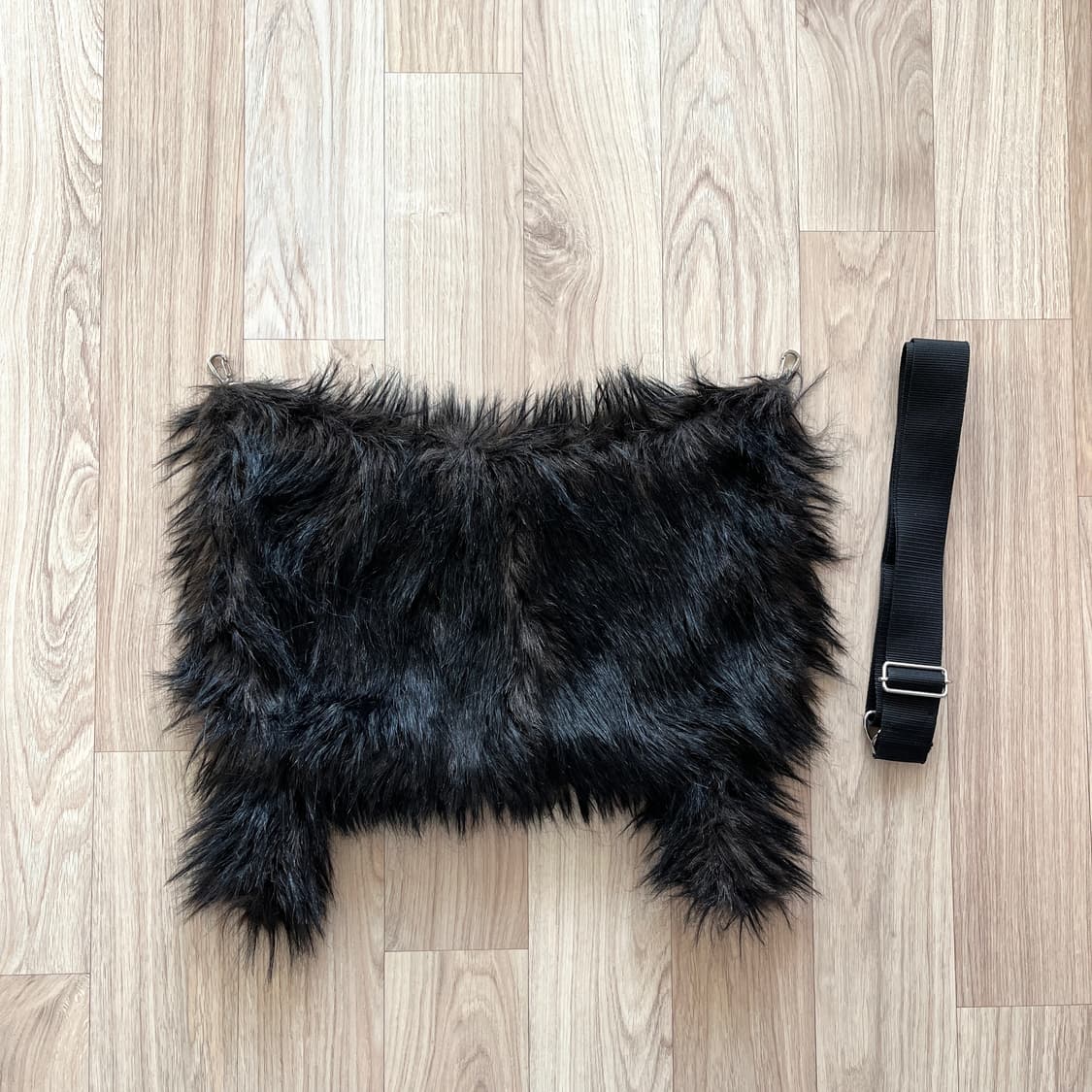 BA-TSU CLUB 2way 퍼 숄더백 y2k 헤이세이 레트로 펑크 상품이미지3